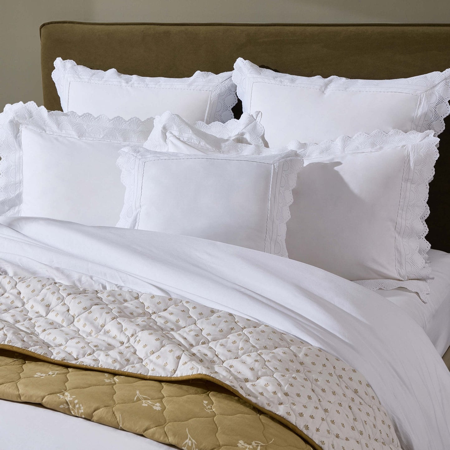 Alice 200 Thread Count Duvet Cover - White