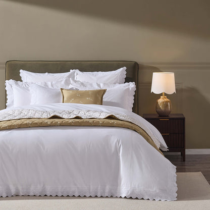 Alice 200 Thread Count Duvet Cover - White