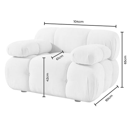 Bondi Armchair - Cappuccino