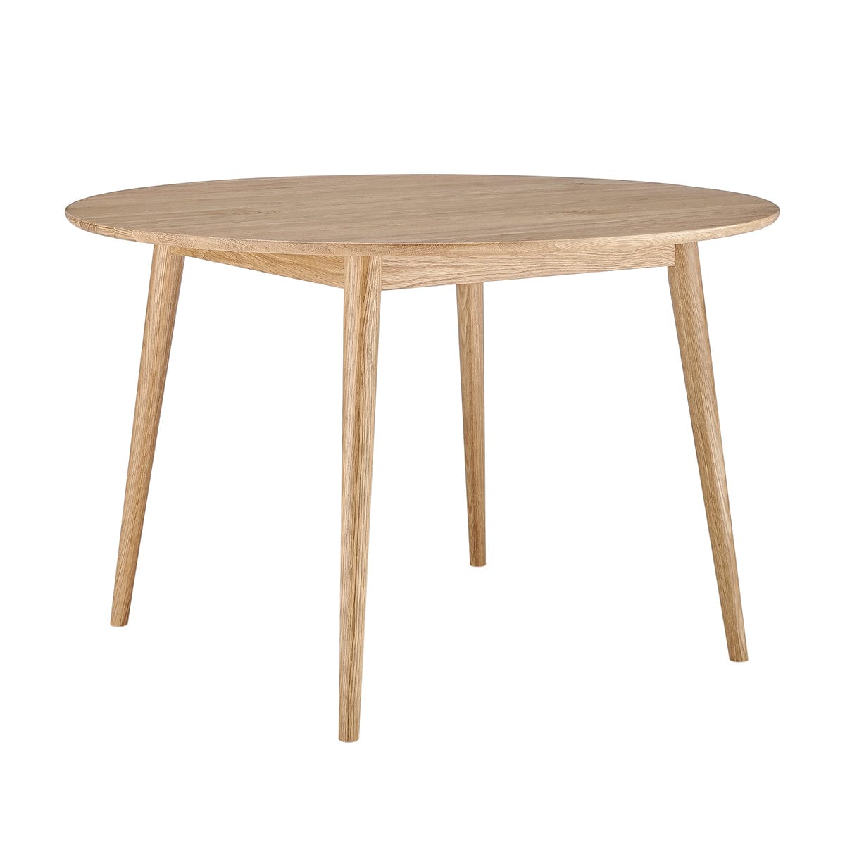 Heidi Solid Oak 4-6 Seater Round Dining Table - Natural