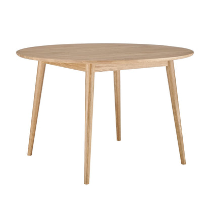 Heidi Solid Oak 4-6 Seater Round Dining Table - Natural