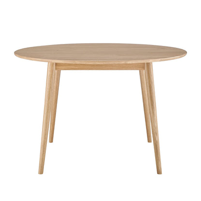Heidi Solid Oak 4-6 Seater Round Dining Table - Natural
