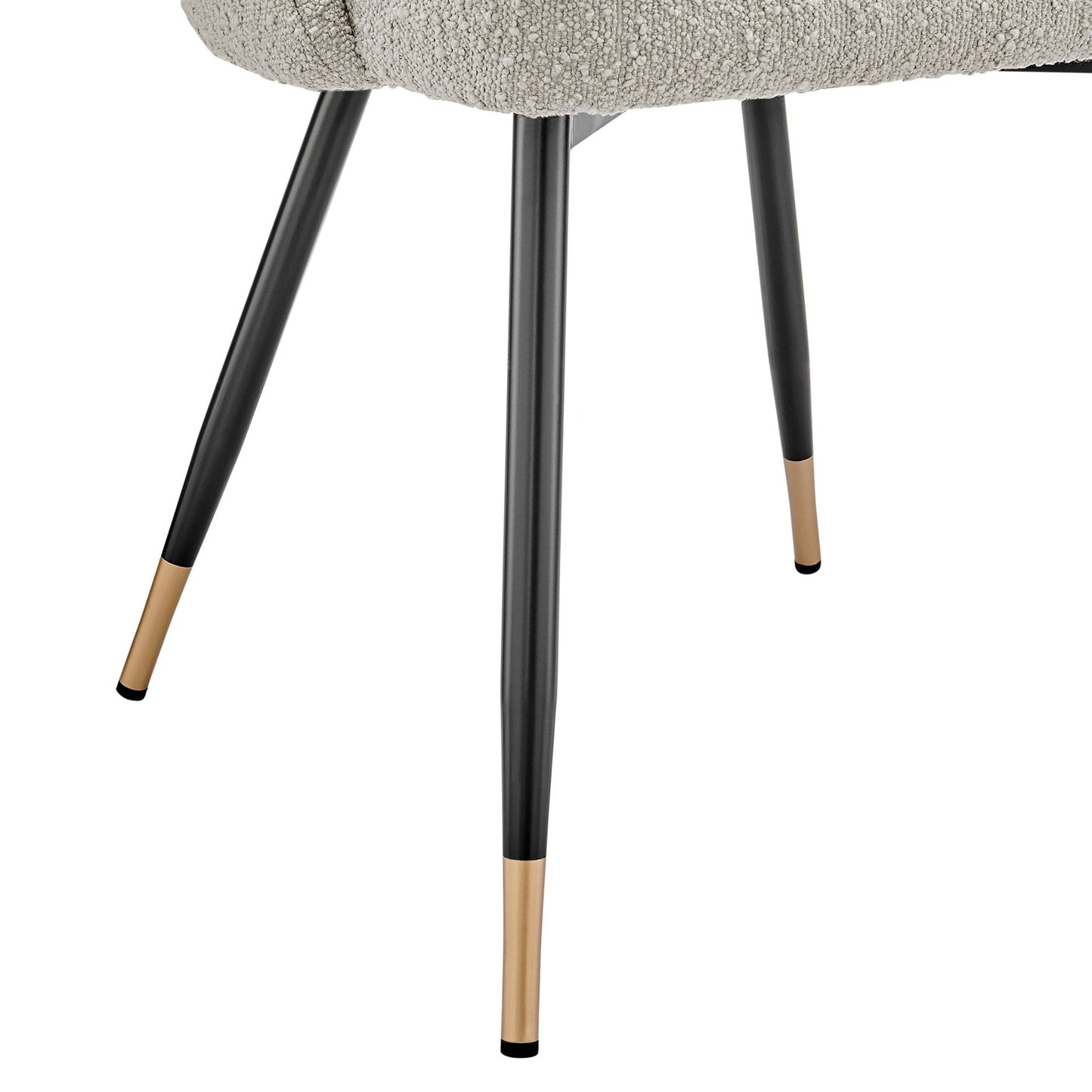Lola Set of 2 Dining Chairs - Bouclé - Taupe