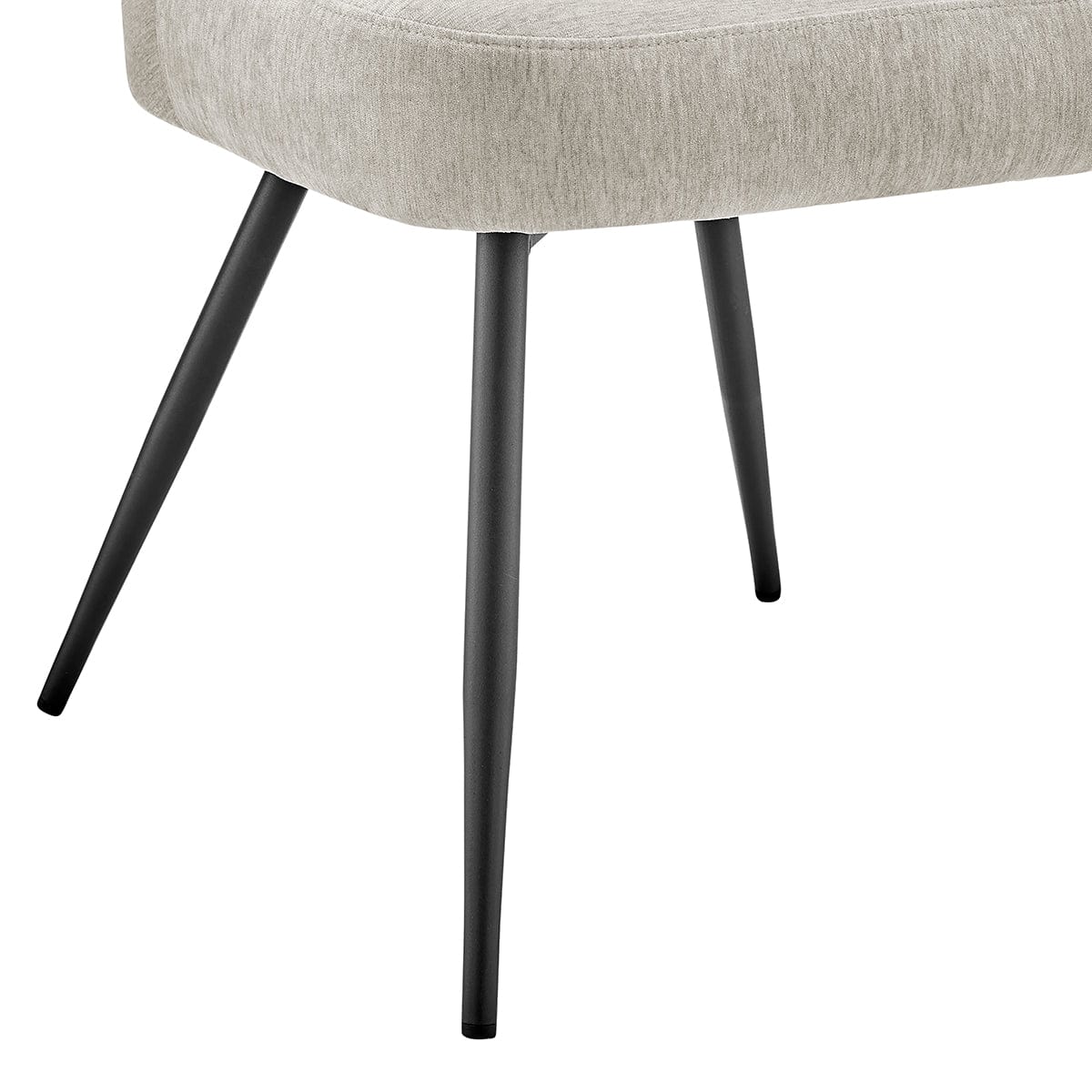 Mabel Set of 2 Dining Chairs - Chenille - Natural