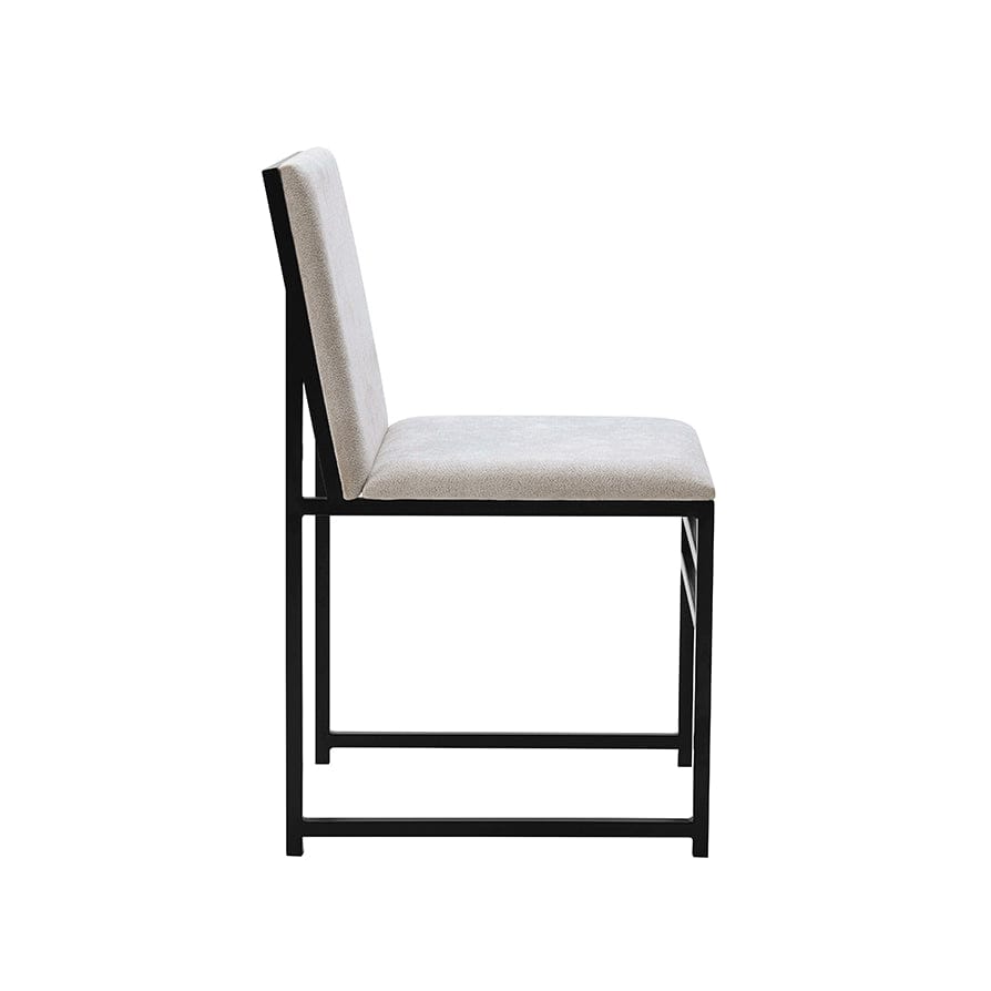 Rae Set Of 2 Dining Chairs - Chenille - Light Natural