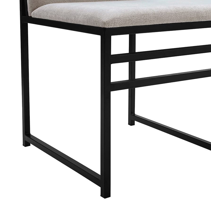 Rae Set Of 2 Dining Chairs - Chenille - Light Natural