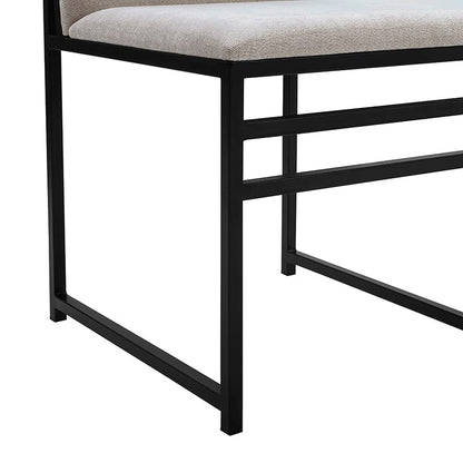 Rae Set Of 2 Dining Chairs - Chenille - Light Natural