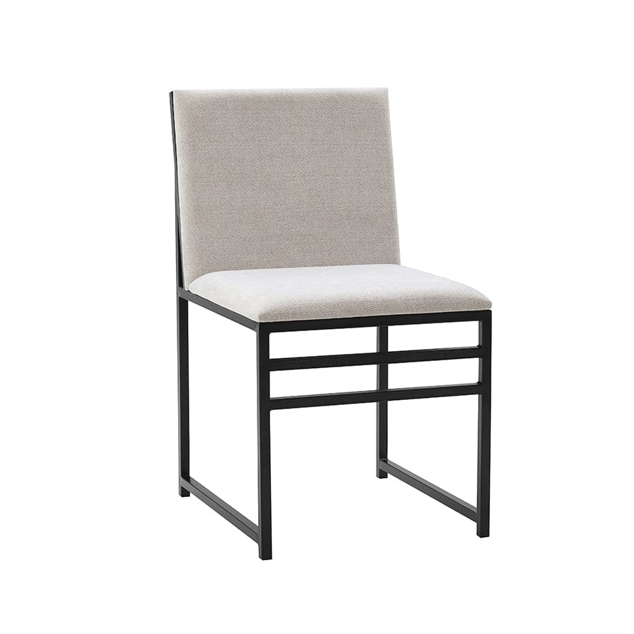 Rae Set Of 2 Dining Chairs - Chenille - Light Natural