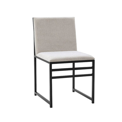 Rae Set Of 2 Dining Chairs - Chenille - Light Natural